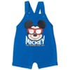 Disney Mickey Mouse Baby French Terry Short Overalls T-Shirt and Hat 3 Piece Outfit Set Newborn to Infant - 4 of 4