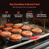 VEVOR Baking Pans Set, 8-Piece, Nonstick Carbon Steel Cookware Sheets & Trays, Stackable Kitchen Oven Bakeware Cooking Sets, Black - 4 of 4