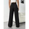 Garvee Womens Wide Leg Sweatpants Casual High Waisted Drawstring Baggy Lounge Sweat Pants with Pockets - 2 of 4