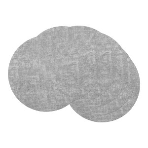 REGALWOVEN Faux Leather Washable Wipeable Heat Resistan Placemats 6 Pcs - 1 of 4