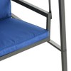 Resenkos 3-Person Swing Chair, Adjustable Canopy, Easy-Clean Cushions, Outdoor Porch Garden Backyard Relaxation， - 4 of 4
