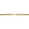 Black Bow Jewelry 3mm 14k Yellow Gold Hollow Franco Chain Necklace - 4 of 4