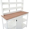 Large Farmhouse Potting Bench with 2 Drawers, Cabinet & Shelves, Outdoor Workstation for Backyard/Mudroom - 3 of 4