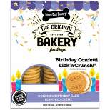 Three Dog Bakery Birthday Cake Lick 'n Crunch Vanilla Flavor Dog Treats - 13oz