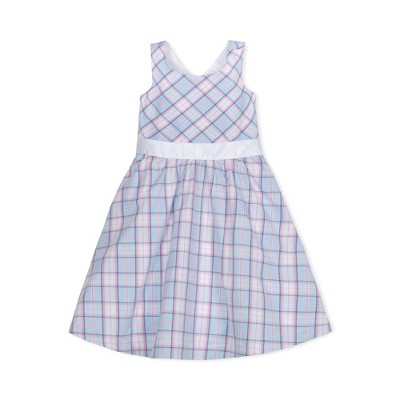 Hope & Henry Girls' Sleeveless Special Occasion Party Dress with Cross Back Detail, Infant