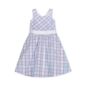 Hope & Henry Girls' Sleeveless Special Occasion Party Dress with Cross Back Detail, Infant - 1 of 4