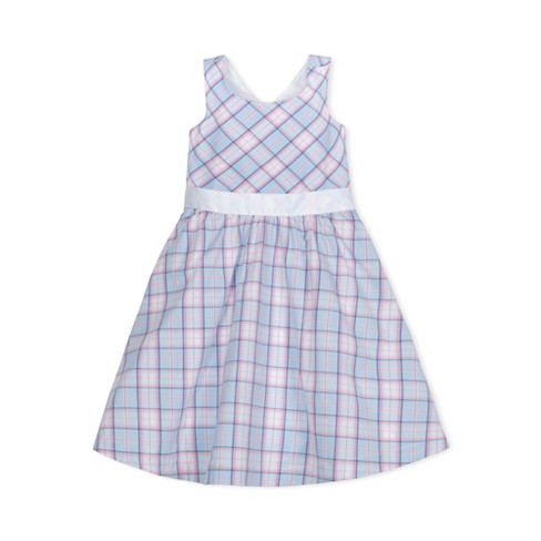 Hope & Henry Girls' Sleeveless Special Occasion Party Dress With Cross ...