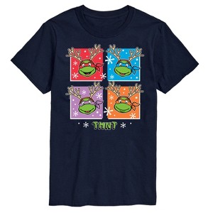 Men's - Teenage Mutant Ninja Turtles - Reindeer Turtles Short Sleeve Graphic T-Shirt - 1 of 4