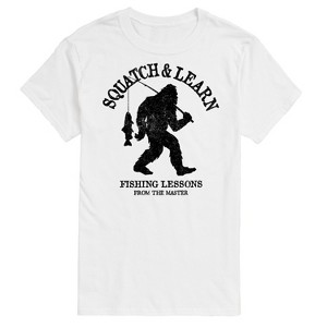 Men's - Instant Message - Squatch And Learn Short Sleeve Graphic T-Shirt - 1 of 4