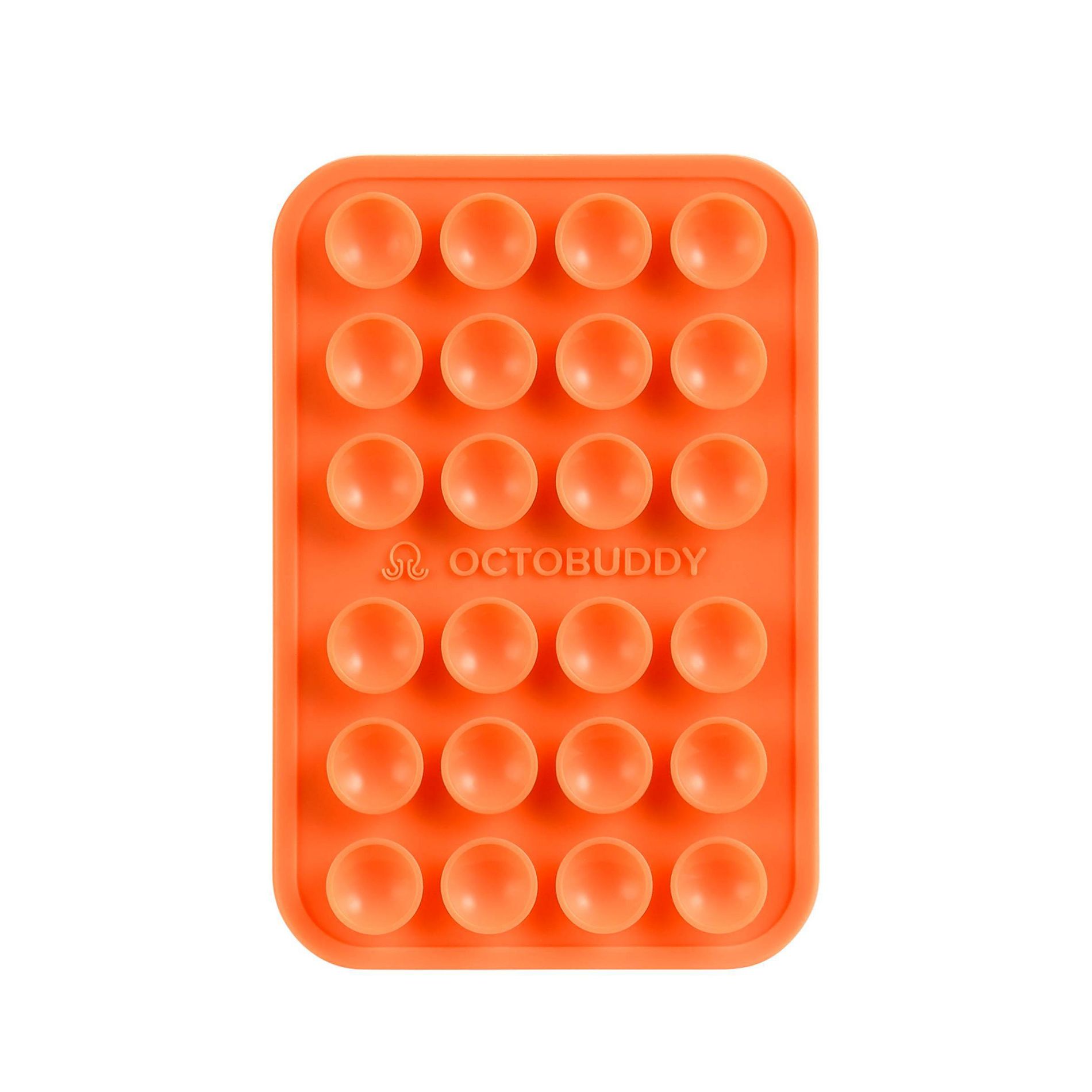 Octobuddy Silicone Suction Cup Phone Case Mount Classic - Orange