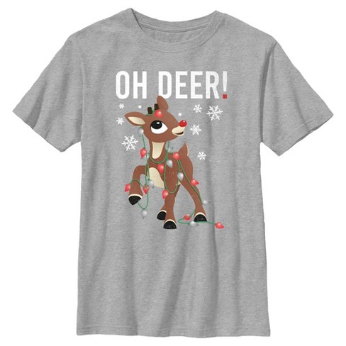 Tweede leerjaar lobby park Boy's Rudolph The Red-nosed Reindeer Oh Deer! T-shirt : Target