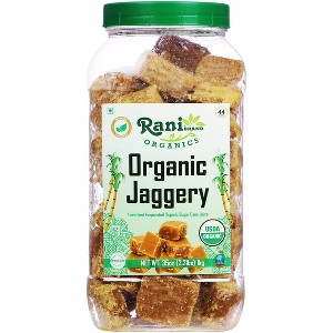 Organic Jaggery - 35oz (2.2lbs) 1kg - Rani Brand Authentic Indian Products - 1 of 4