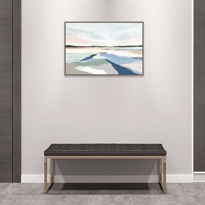 Seaside Day Abstract Coastal Canvas Wall Art