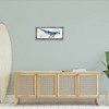 Stupell Industries Nautical Humpback Whale Floating Frame Canvas Art, Gray, 25" x 11" - 3 of 4