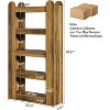 Tribesigns 5-Tier Wooden Bookshelf, 70.86" Farmhouse  Bookcase, Freestanding Display Shelf for Living Room, Home Office, Bedroom - 3 of 4
