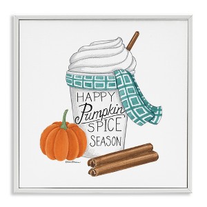 Stupell Industries Pumpkin Spice Season Black Framed Giclee Art - 1 of 4