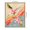 Amanti Art Roseate Spoonbills Sky Ballet by Uma Gokhale Framed Canvas Wall Art - 3 of 4