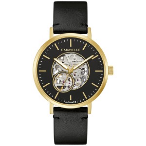 Caravelle designed by Bulova Men's Dress Automatic Watch, Stainless Steel, Open Aperture - 1 of 4
