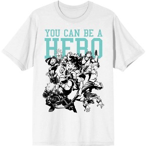 You Can Be a Hero My Hero Academia White Graphic Tee - 1 of 2