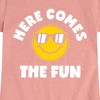Girls' - Instant Message - Here Comes The Fun Fitted Short Sleeve Graphic T-Shirt - 2 of 4