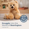 Bearington Lil Kipper Plush Teddy Bear: Classic Hand-Sewn 11.5" Light Brown Stuffed Bear - 2 of 4