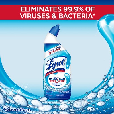 Lysol Toilet Bowl Cleaner - Power & Free Twin Pack - 24oz/2pk: Fresh ...