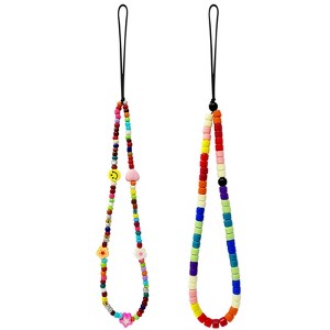 Wrapables Charms and Beads Cell Phone Wrist Strap, Keychain, Bag Charm (Set of 2) - 1 of 4