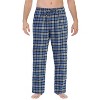 Gioberti Men's Yarn-Dye Brushed Flannel Pajama Pants, Elastic Waist - 2 of 3