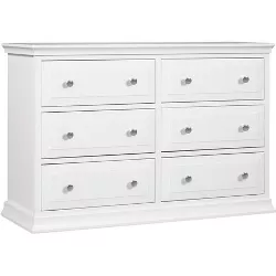DaVinci Signature 6-Drawer Double Dresser - White