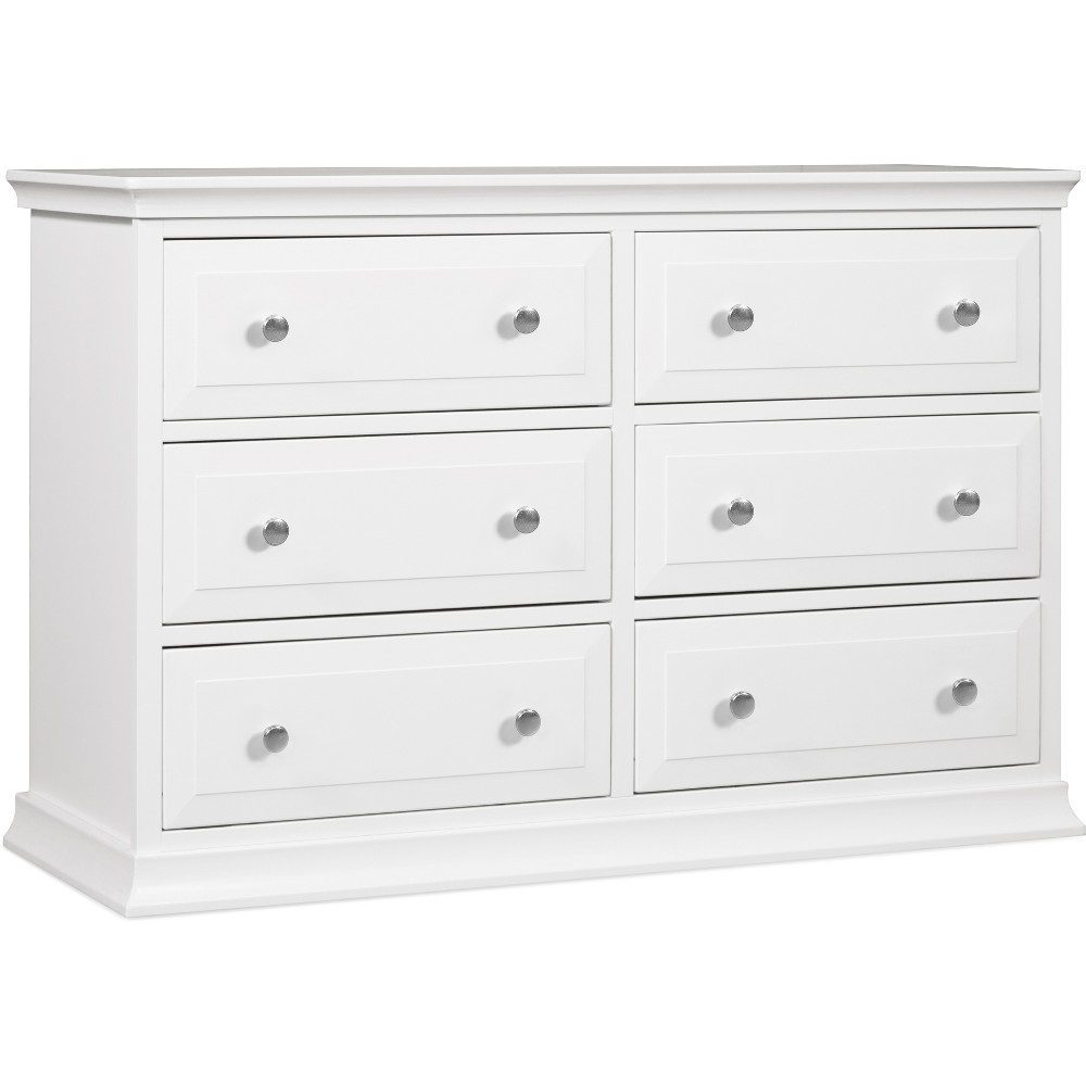 Photos - Dresser / Chests of Drawers DaVinci Signature 6-Drawer Double Dresser - White 