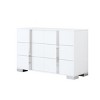 Elegant 6-Drawer Dresser with Metal Handles, Modern Storage Cabinet for Bedroom & Living Room-Maison Boucle - 4 of 4