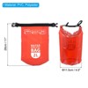 Unique Bargains Boating Kayaking Rafting Clear Window Floating Waterproof Dry Bag 2L - 2 of 4