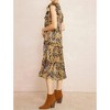Women's Ruffled Pocket Printed Dress - entro - 2 of 4
