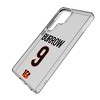 NFL Cincinnati Bengals Players Game Tactic Clear Cell Phone Case for Samsung Galaxy - 2 of 4