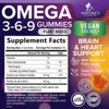 Omega 3 6 9 Vegan Gummies - Triple Strength Omega 3 Supplement Gummy - 369 Heart Support & Brain Support - 120 Gummies By Nature's Nutrition - 2 of 4