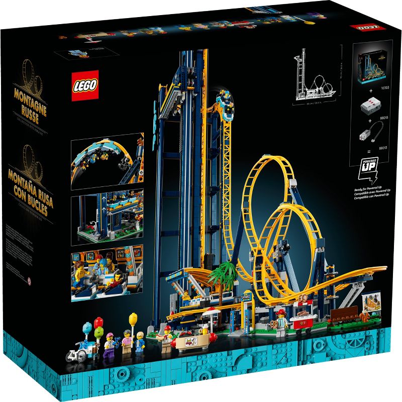 LEGO Icons Loop Coaster, Roller Coaster Set 10303, 5 of 8