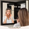 Grand Bathroom Medicine Cabinet with LED Mirror, Recessed or Surface Mount, Defogger, Adjustable Shelves, Dimmable - 4 of 4