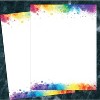 Great Papers Rainbow Burst Everyday Letterhead Multicolored 50 Sheets/Pack (2025014) - 2 of 4