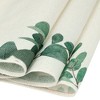 Unique Bargains Green Leaf Farmhouse Burlap Kitchen Table Runner 13x71 Inches 1Pc - 3 of 4