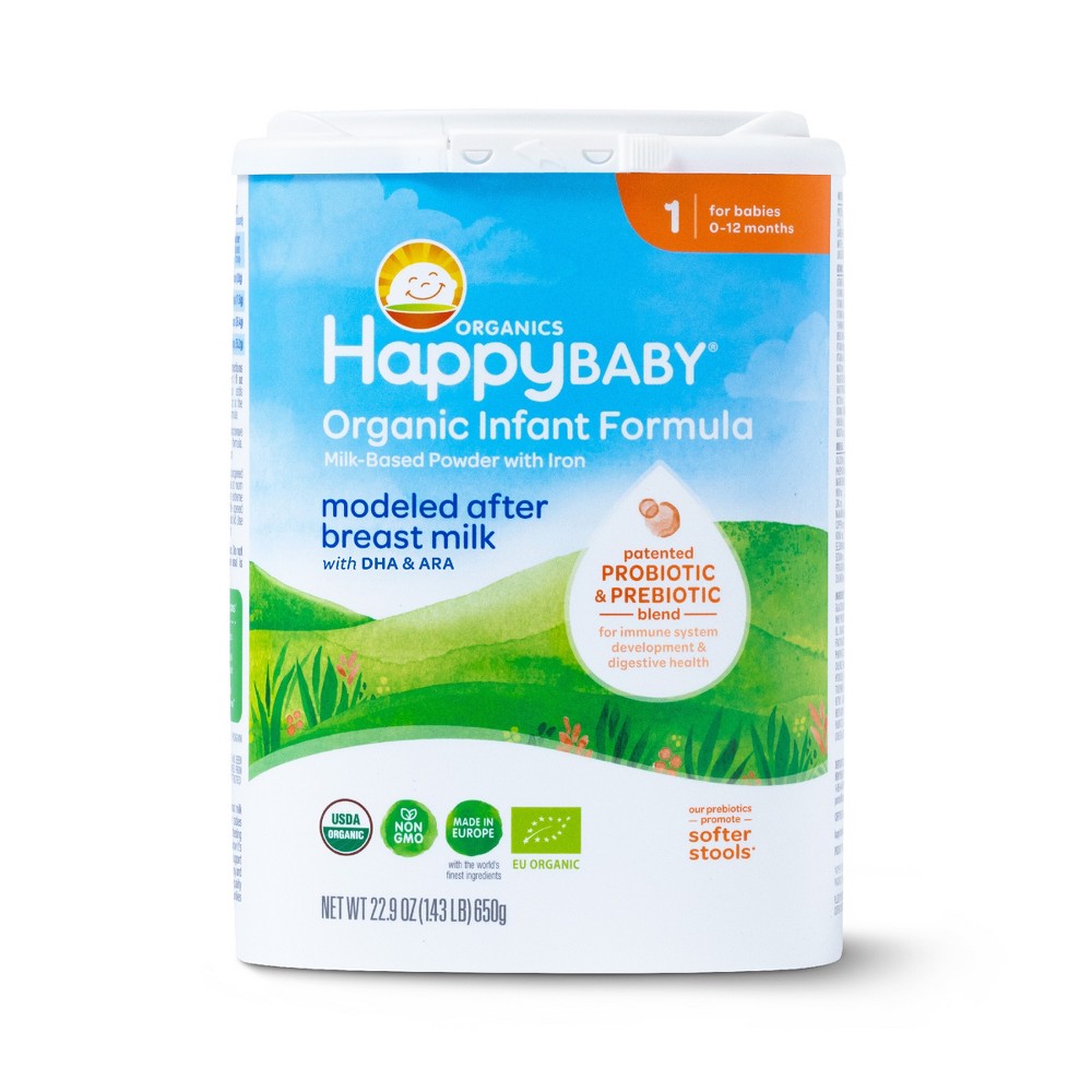 Happy Baby Organic Infant Formula Powder - Stage 1 - 22.9 fl oz