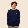 Dalix Astronaut Embroidered Crewneck Fleece Sweatshirt Pullover Mens - 2 of 4