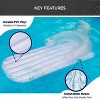 Galvanox Inflatable Water Lounger Floating Chair with Build In Headrest, Armrest and Drink Holder - Great Tanning and Relaxing Pools, Lakes & More - 4 of 4