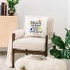 16"x16" Rhianna Marie Chan Bloom Where You Are Planted Square Throw Pillow Beige - Deny Designs - image 2 of 4