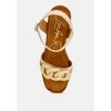 Emelda Chain Link Detail Wedge Sandals Women - 4 of 4