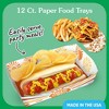 Big Dot of Happiness Here Comes the Son Party Paper Food Trays, Disposable Food Boats Double-Sided Holders for Nachos, Hot Dogs, French Fries - 12 Ct - 2 of 4