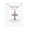 Anna-Kaci Rhinestone Celtic Cross Pendant Necklace with Gift Card & Envelope Jewelry Gifts - 2 of 4