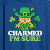 Men's - Garfield - Charmed I'm Sure St. Patrick's Day Long Sleeve Graphic T-Shirt - 2 of 4