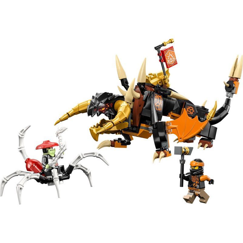 LEGO NINJAGO Cole Earth Dragon EVO Ninja Action Toy 71782, 3 of 8