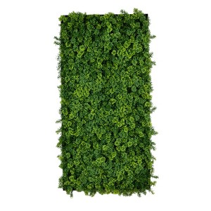 Nearly Natural 20-in x 40-in UV Resistant Irish Green Meadow Artificial Living Wall Art Panel in Black Aluminum Frame (Indoor/Outdoor) - 1 of 4