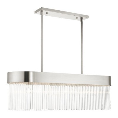 Livex Lighting Norwich 4 - Light Chandelier in  Brushed Nickel